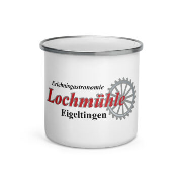 Lochmühle-Logo-Emailletasse
