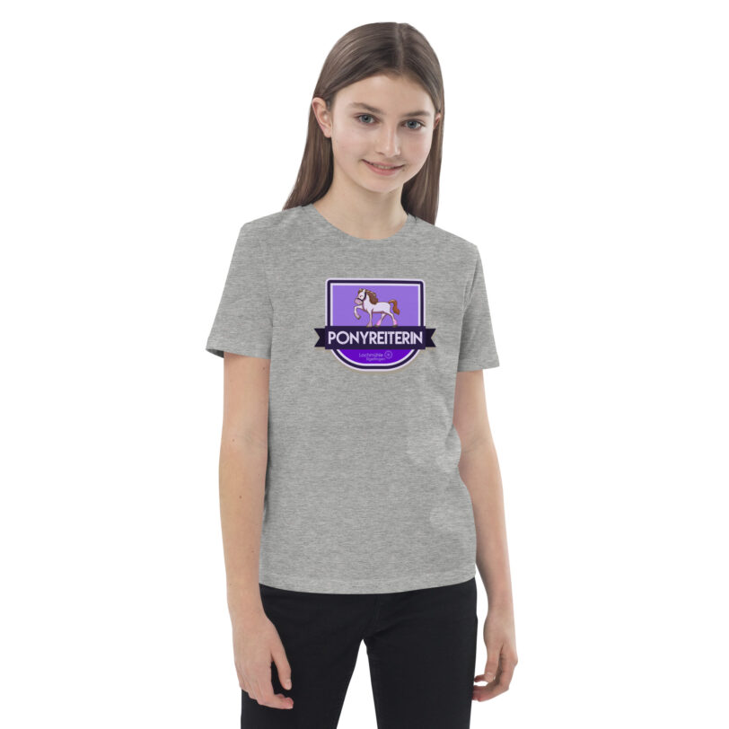 Ponyreiterin Kinder-Shirt – Bild 10