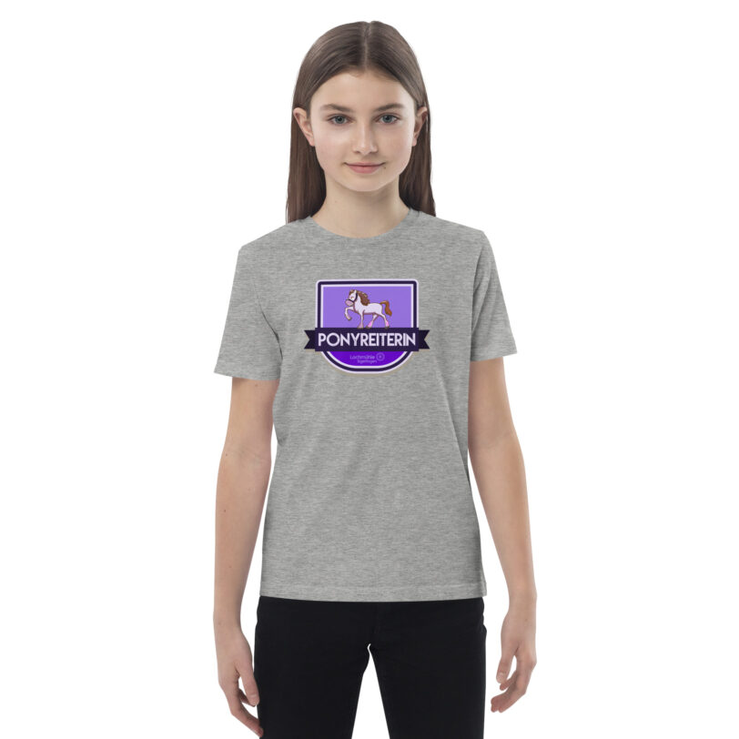 Ponyreiterin Kinder-Shirt – Bild 9