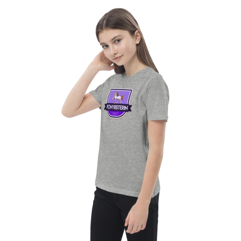 Ponyreiterin Kinder-Shirt – Bild 12