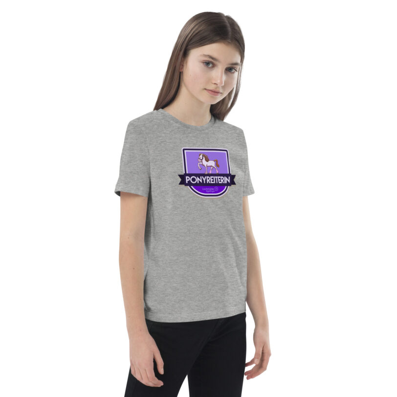 Ponyreiterin Kinder-Shirt – Bild 11