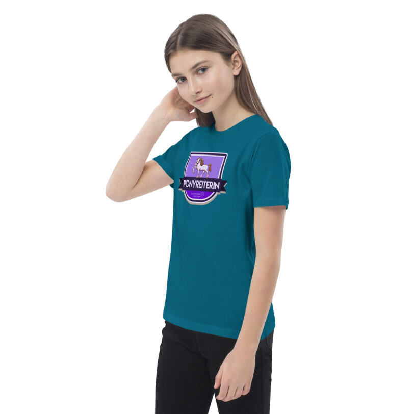 Ponyreiterin Kinder-Shirt – Bild 8