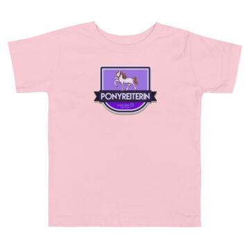 Ponyreiterin Kleinkinder-Shirt