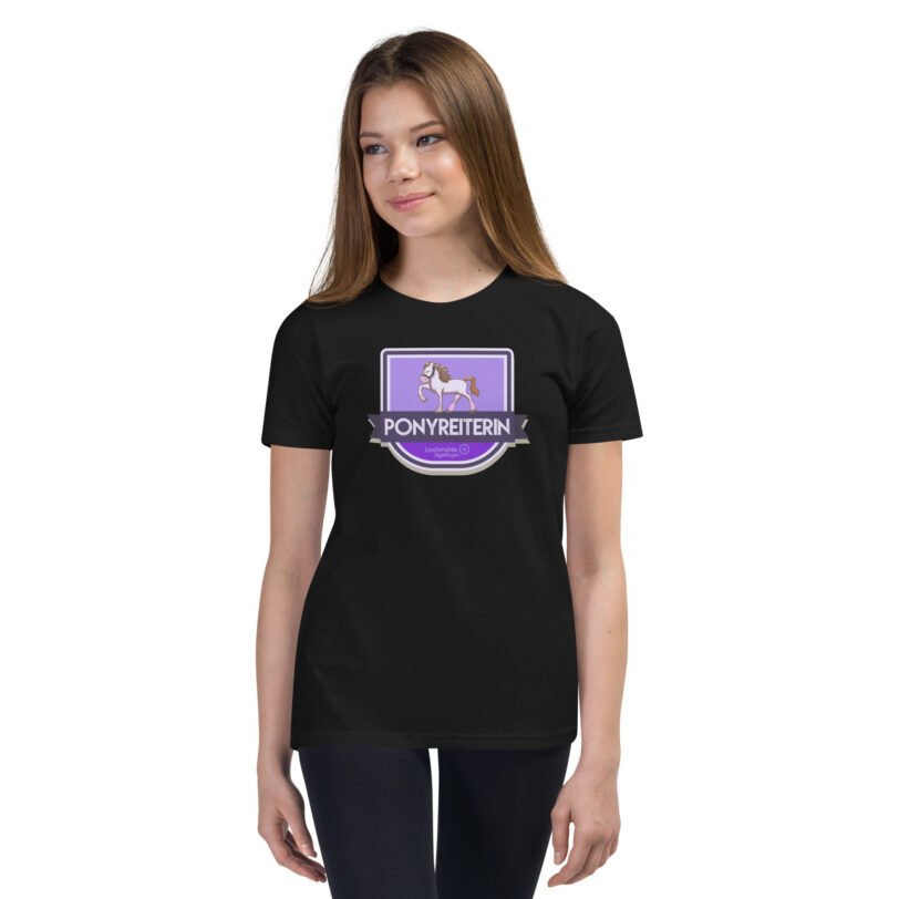 Ponyreiterin-Shirt für Kinder und Jugendliche – Bild 2