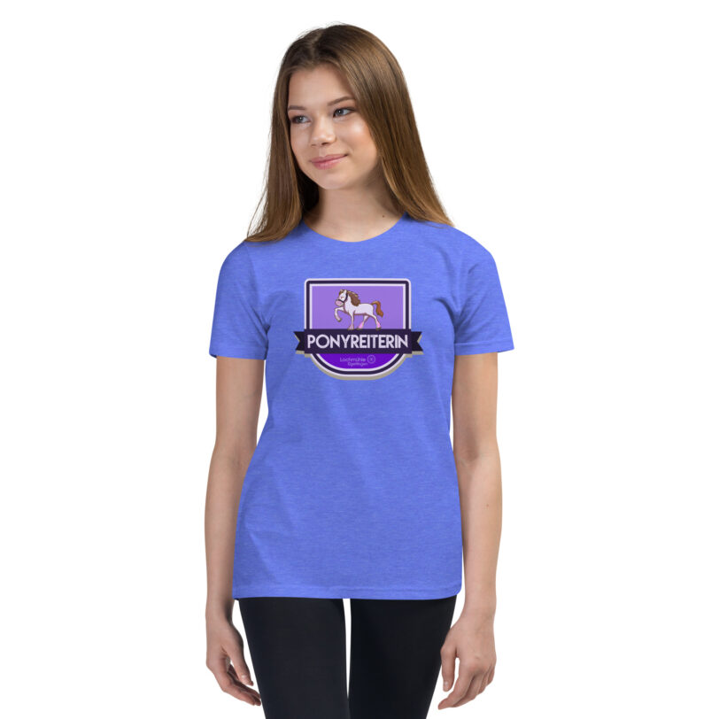 Ponyreiterin-Shirt für Kinder und Jugendliche – Bild 3