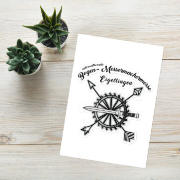 Bogen-und Messermachermesse Sticker